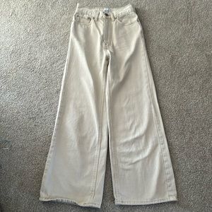 Urban Outfitters, straight leg jeans. They have been worn, but good condition.